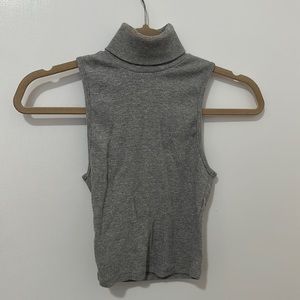 Zara high neck turtleneck tank
